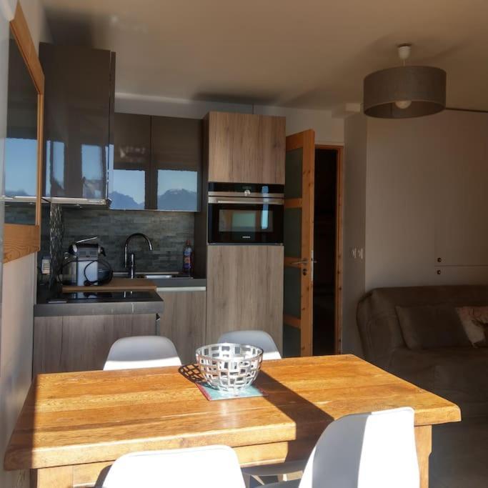 Appartement Entierement Renove, Vue Exceptionnelle Huez Luaran gambar