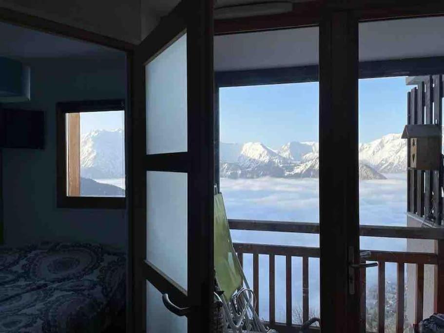 Appartement Entierement Renove, Vue Exceptionnelle Huez Luaran gambar