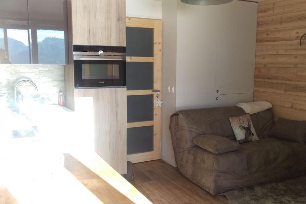 Appartement Entierement Renove, Vue Exceptionnelle Huez Luaran gambar